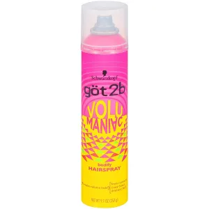 Got2B Volumaniac Bodify Hairspray, 9.1 Oz - Insane Volume Hold from Root to Tip