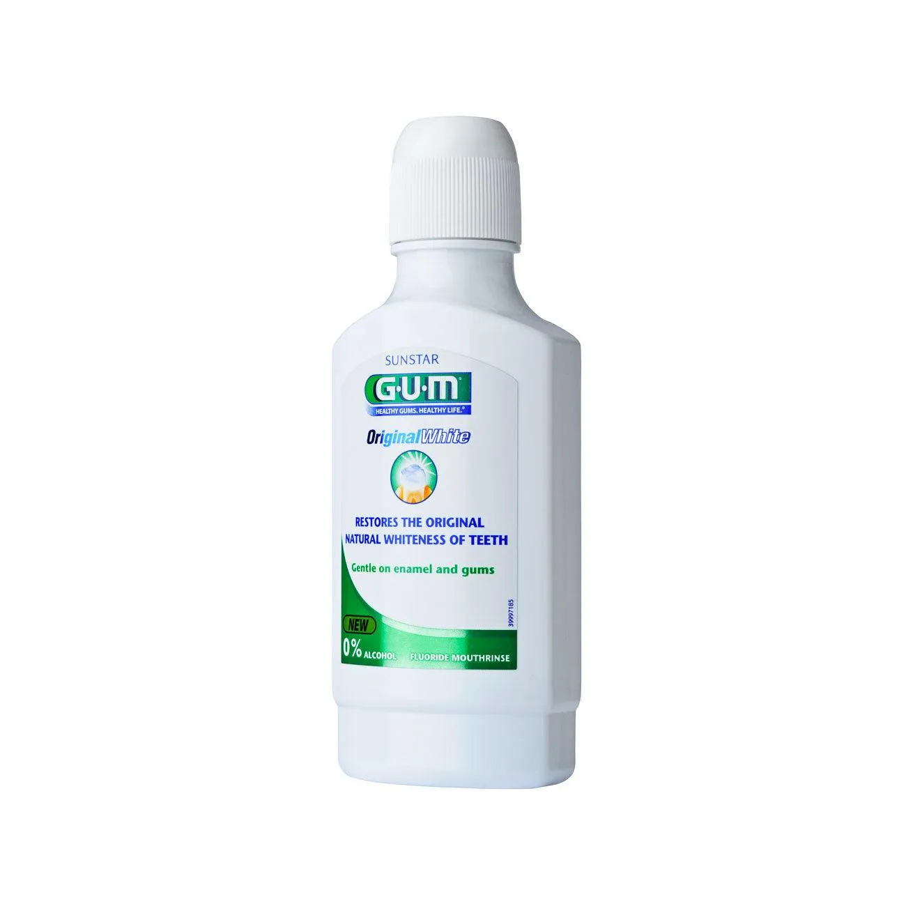 Gum Original White 0% Alcohol Fluoride Mouthrinse