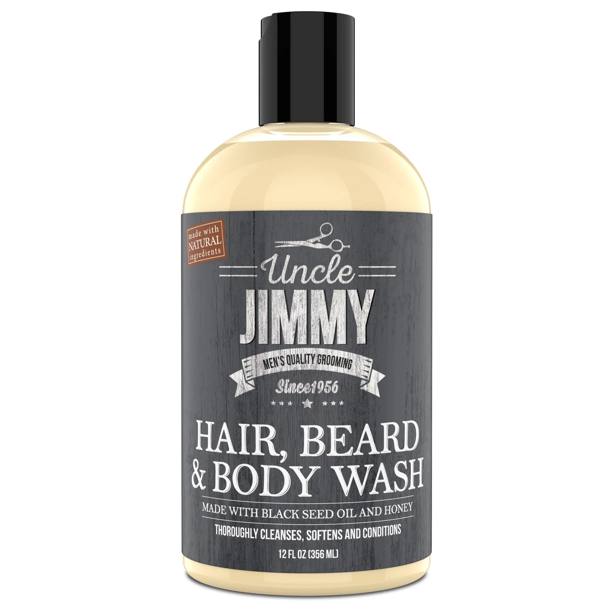 Hair, Beard & Body Wash 12oz (Pack of 4) (T084)
