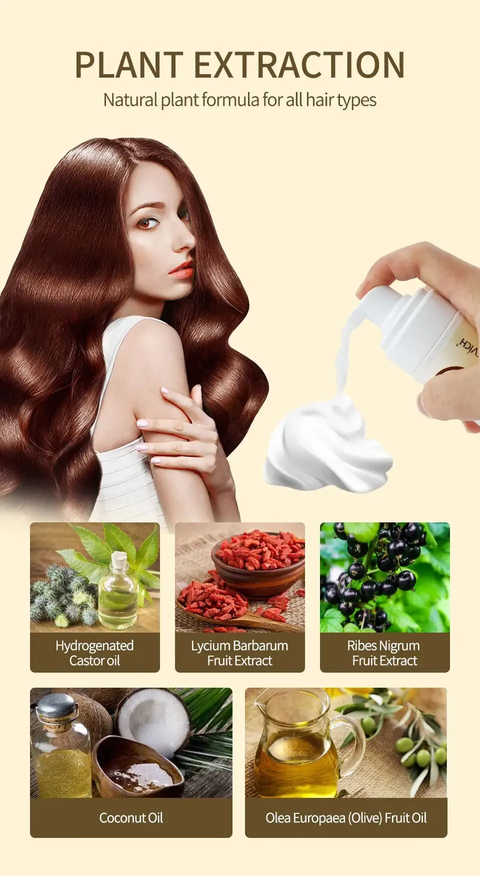 Hair Foam Styling Mousse