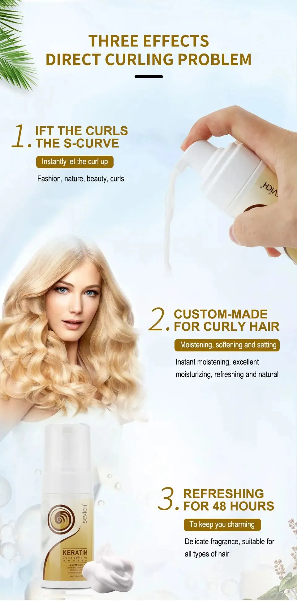 Hair Foam Styling Mousse