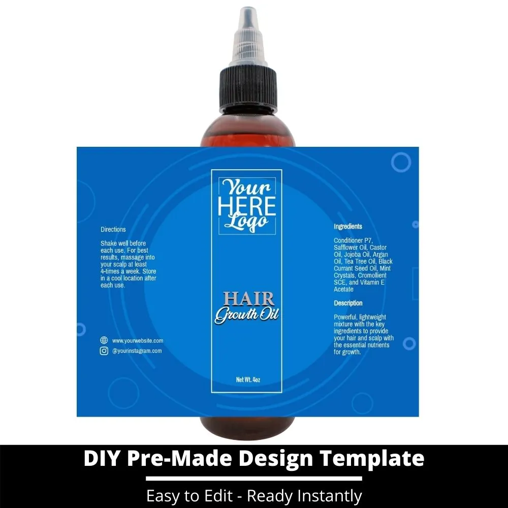Hair Growth Oil Template 53