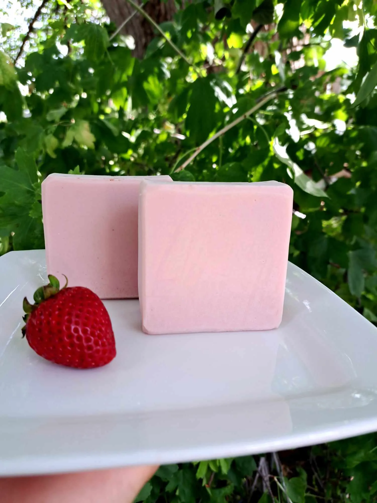 Handmade Strawberry Goat Milk Soap