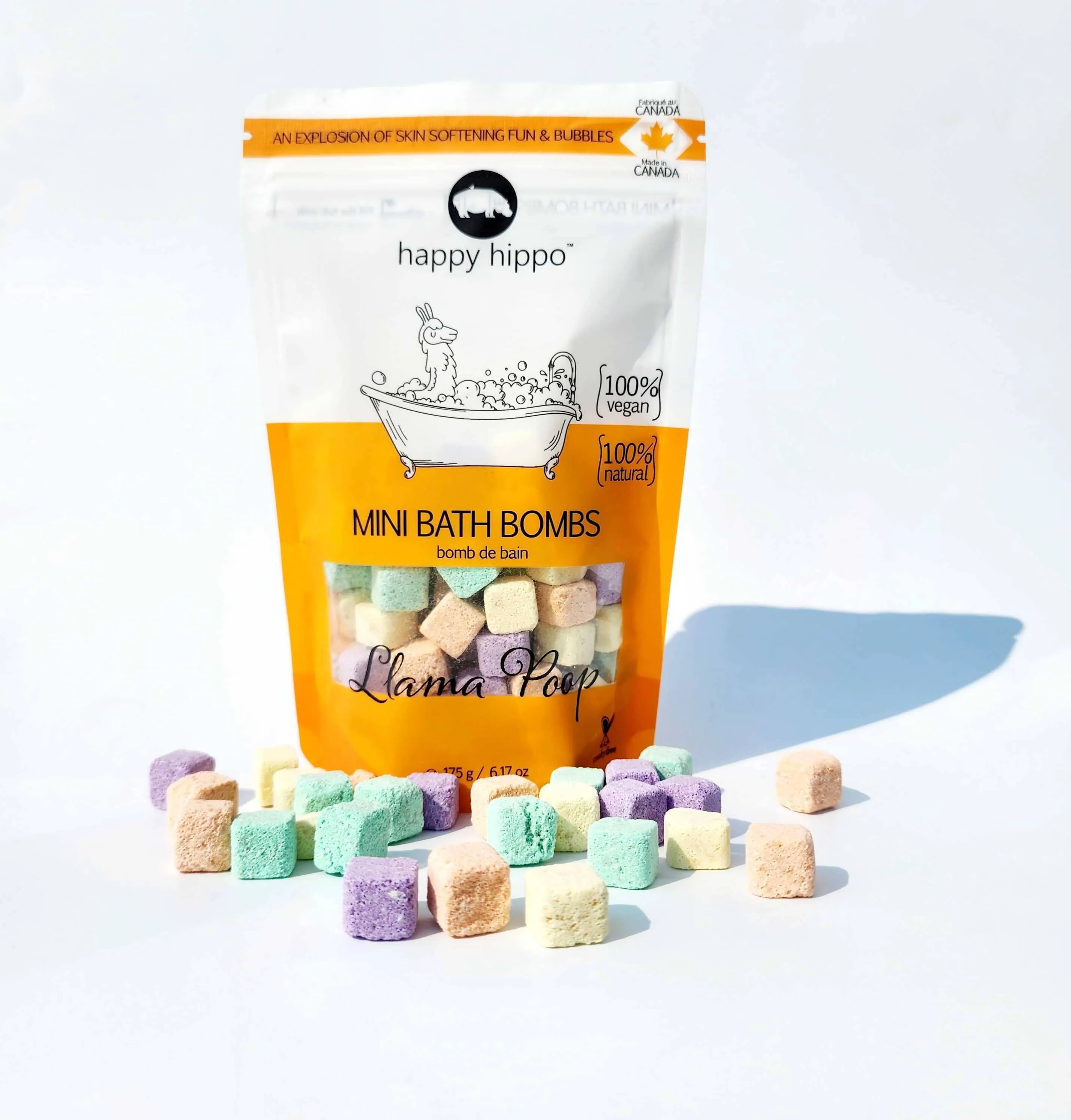 Happy Hippo Bath - Llama Poop Mini Bubble Bombs
