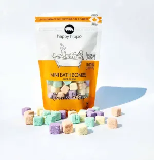 Happy Hippo Bath - Llama Poop Mini Bubble Bombs