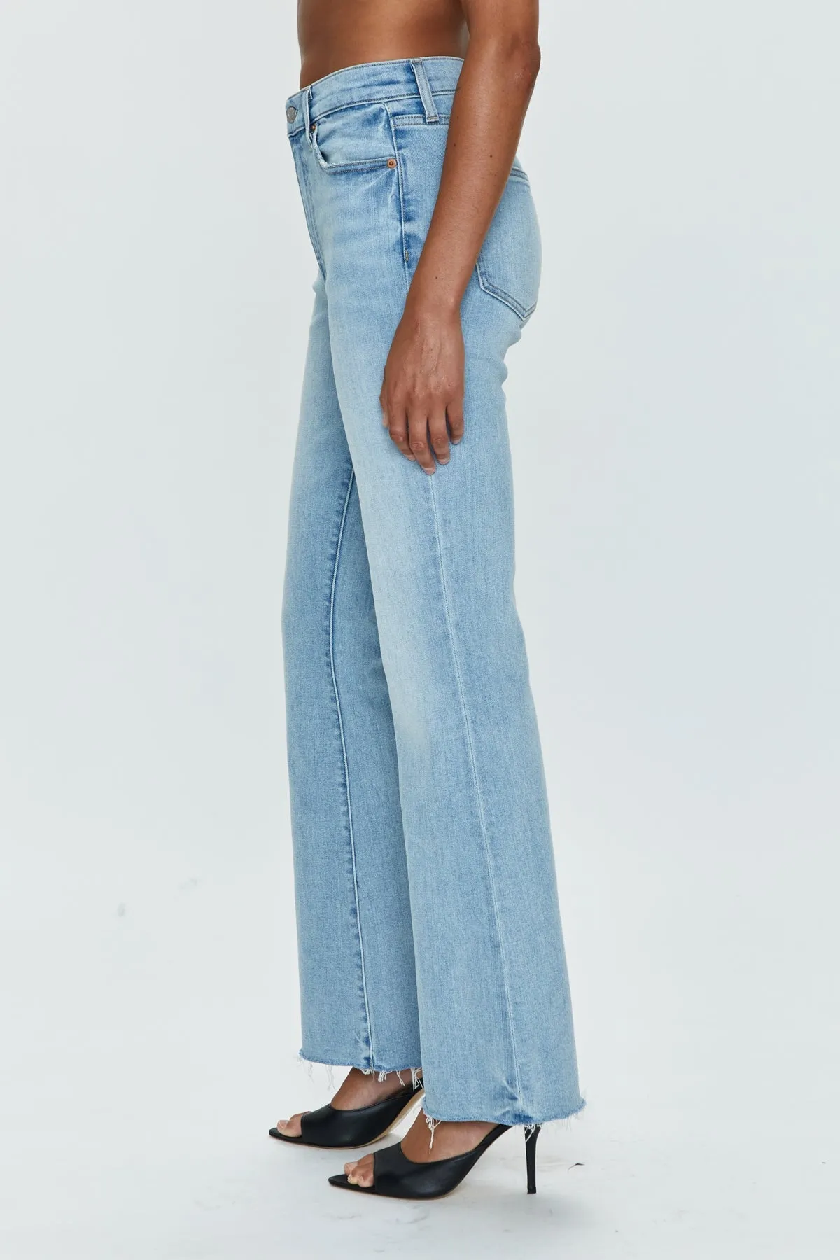 Haven High Rise Boot Pant in Shoreline