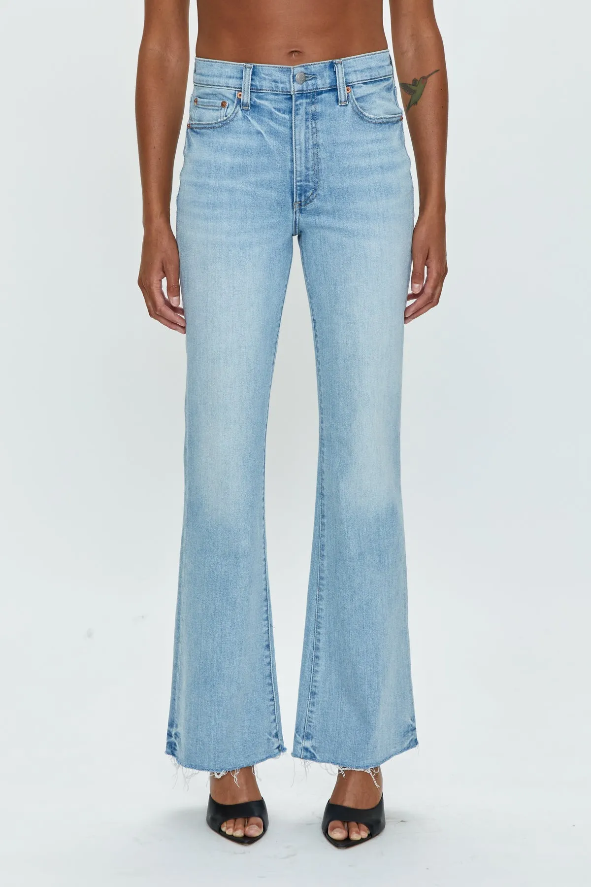 Haven High Rise Boot Pant in Shoreline