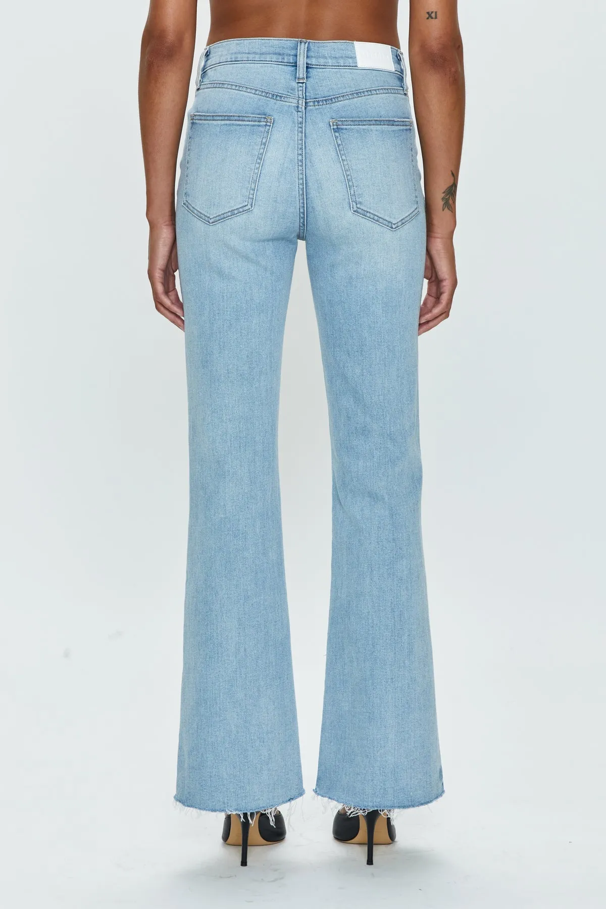 Haven High Rise Boot Pant in Shoreline