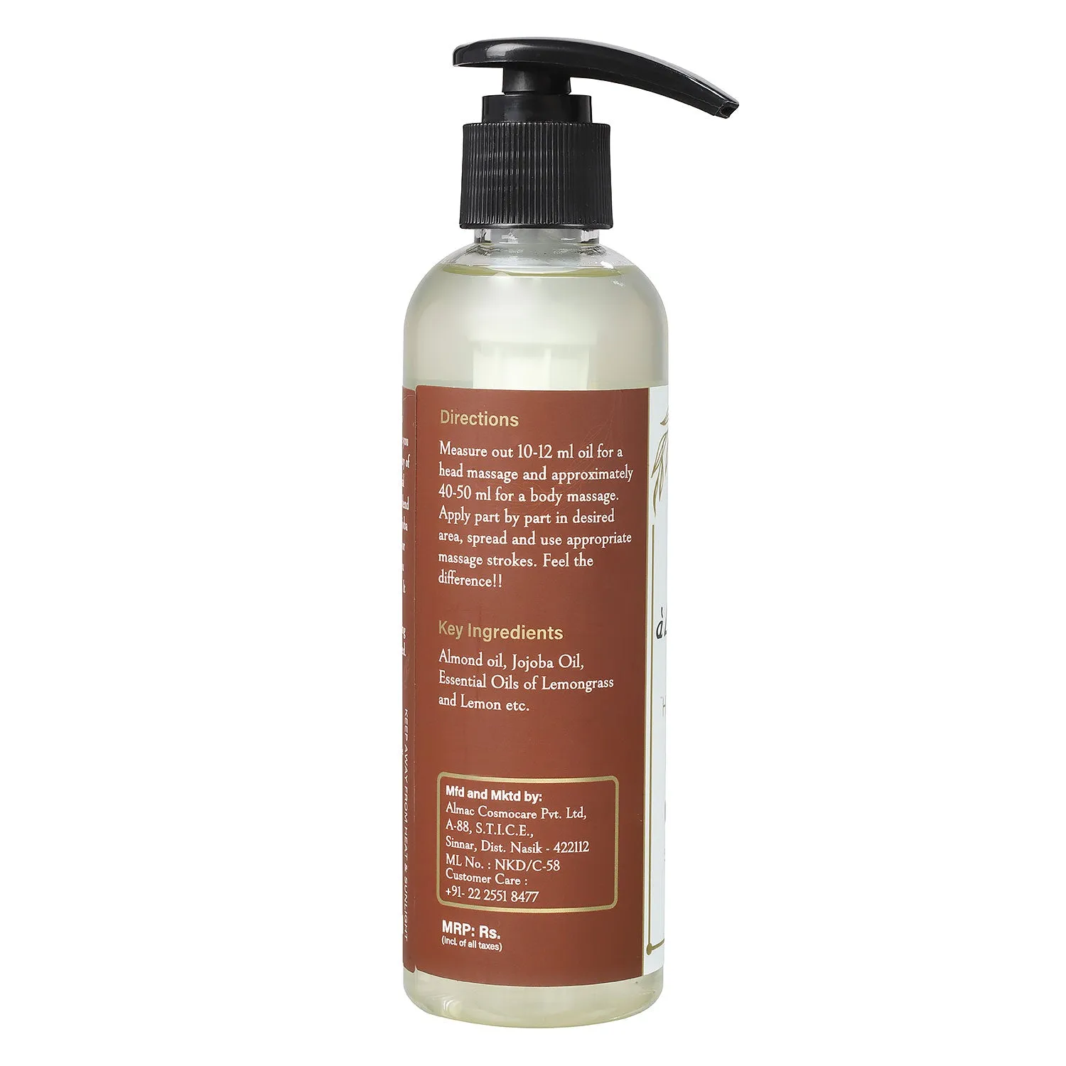 Head & Body Massage Oils (Rejuvenating)