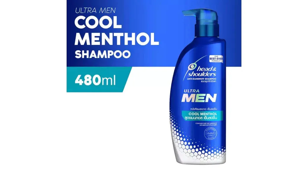 HEAD & SHOULDERS SHAMPOO ULTRA MAN COOL MENTHOL 480ML
