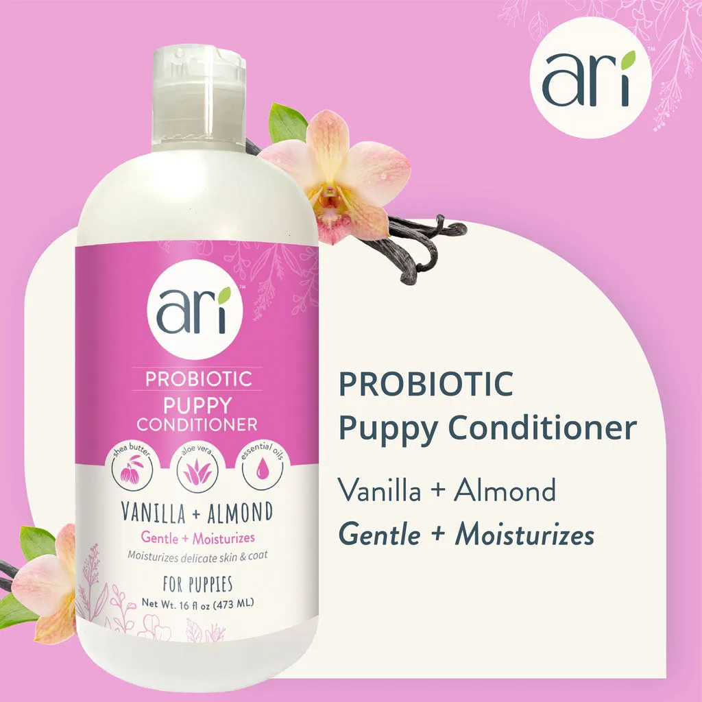 Health Extension Ari Probiotic Puppy Conditioner Vanilla & Almond, 16-oz