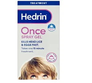 Hedrin Once Spray Gel - 60ml