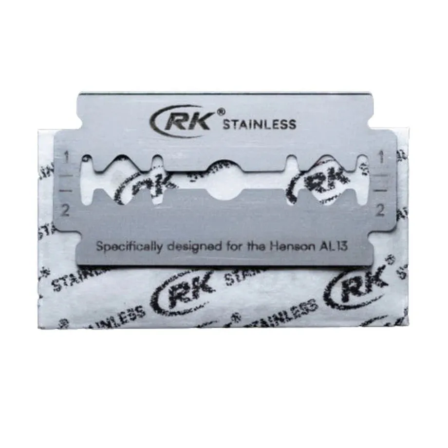 HENSON SHAVING RK DOUBLE EDGE BLADES - 100 Pack