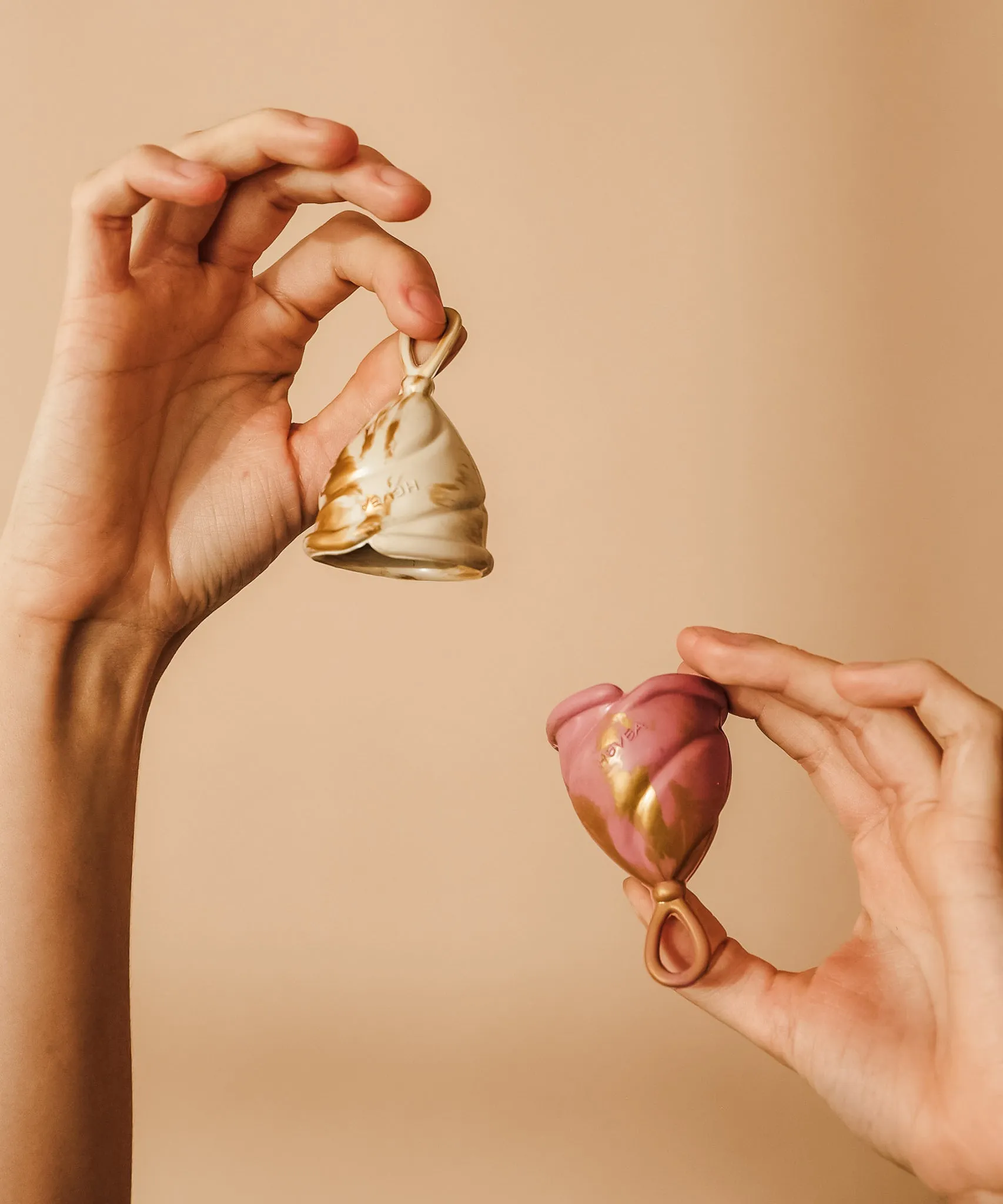 Hevea LOOP Menstrual Cup Size 2 - Golden Sand