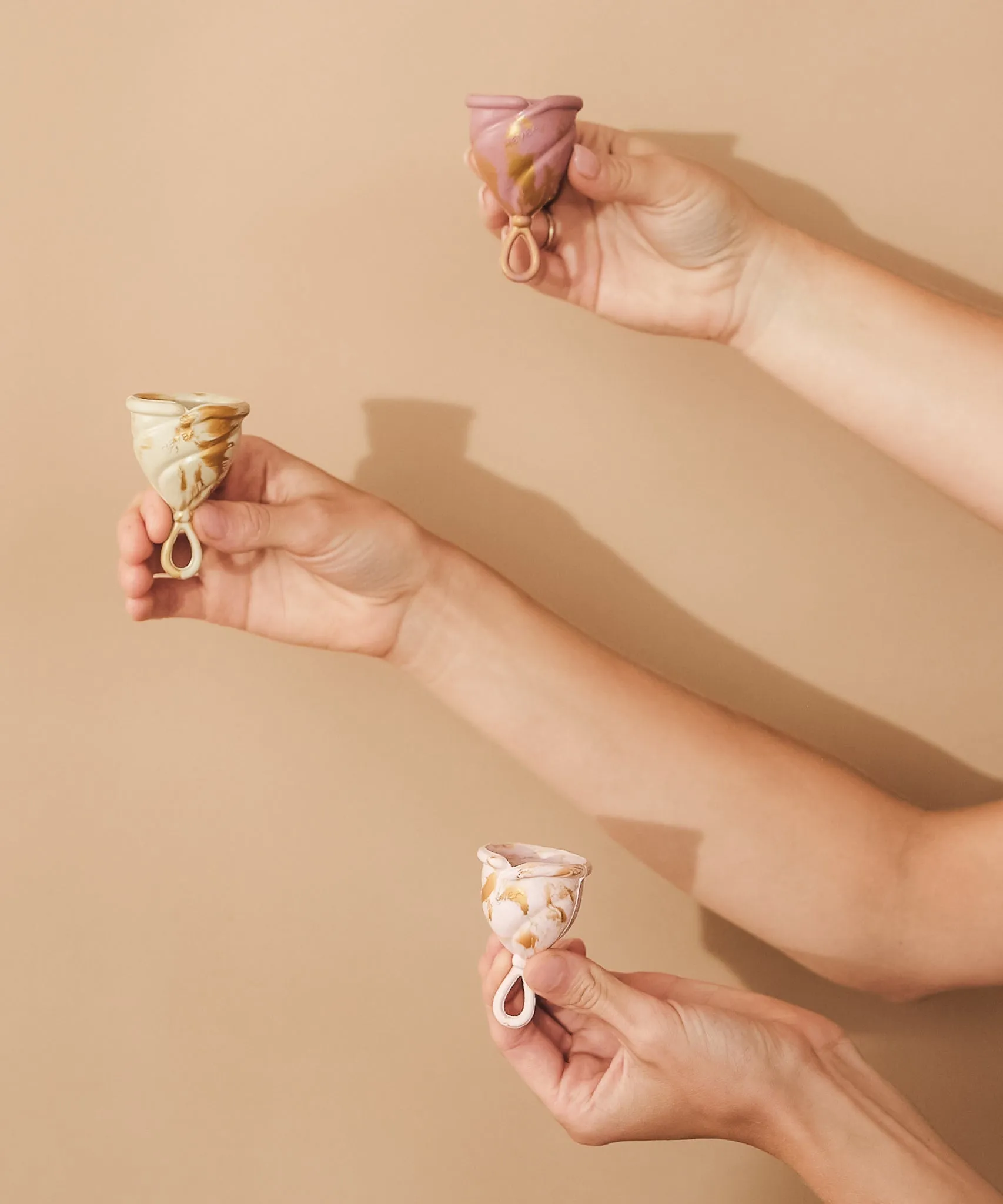 Hevea LOOP Menstrual Cup Size 2 - Golden Sand