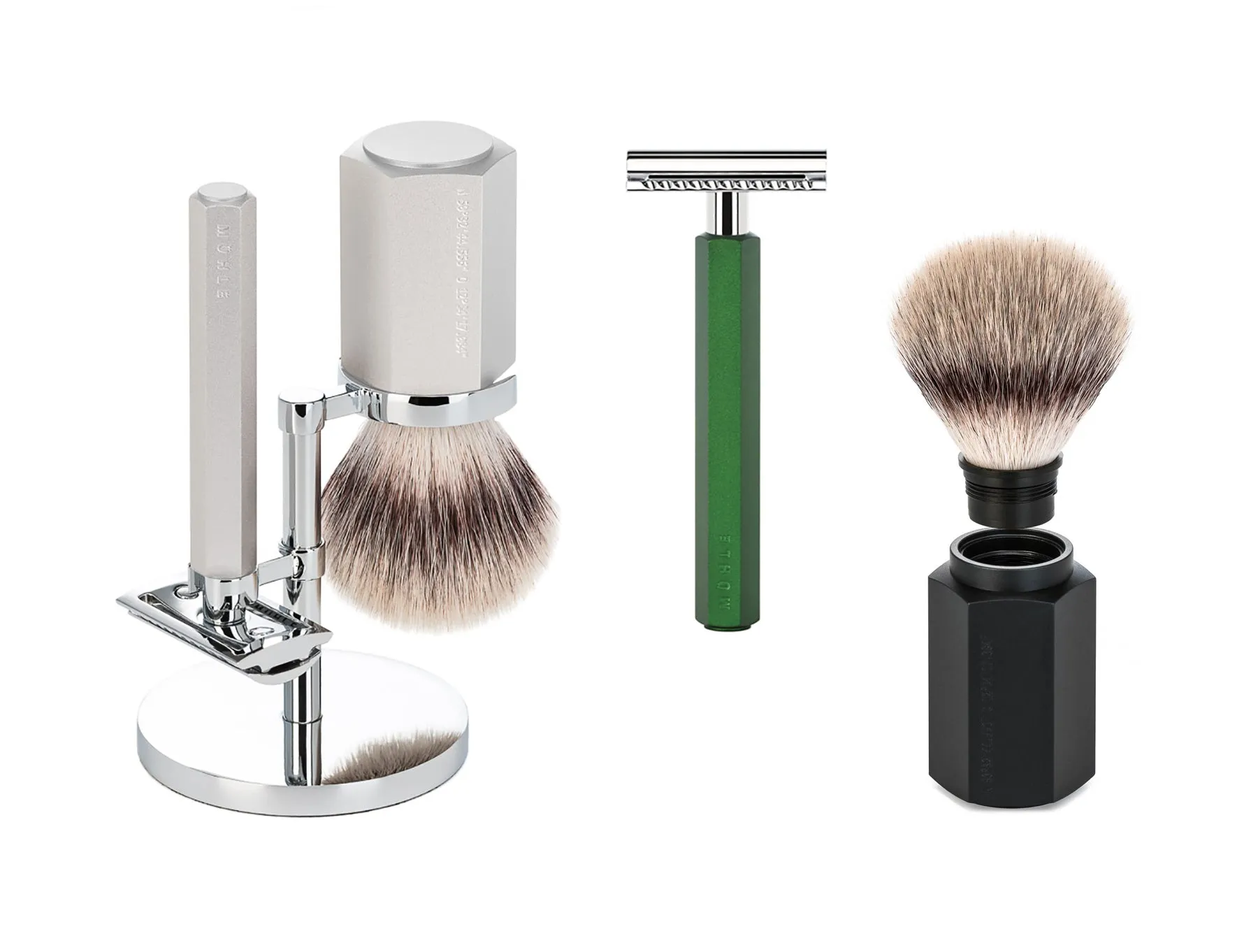Hexagon Shaving Set