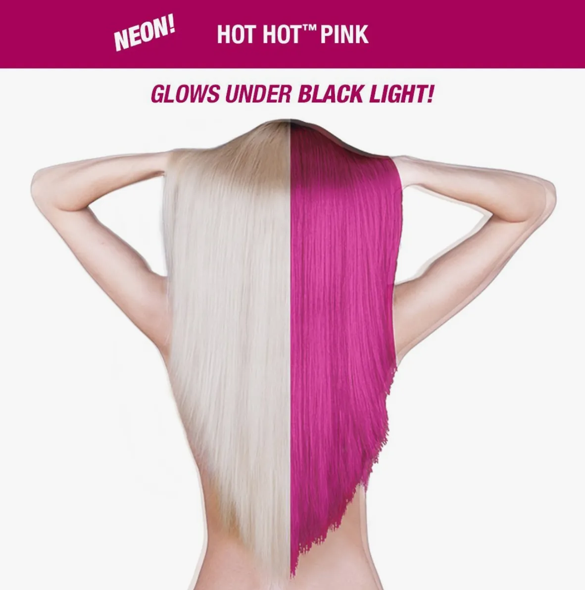 Hot Hot Pink Manic Panic Hair Color