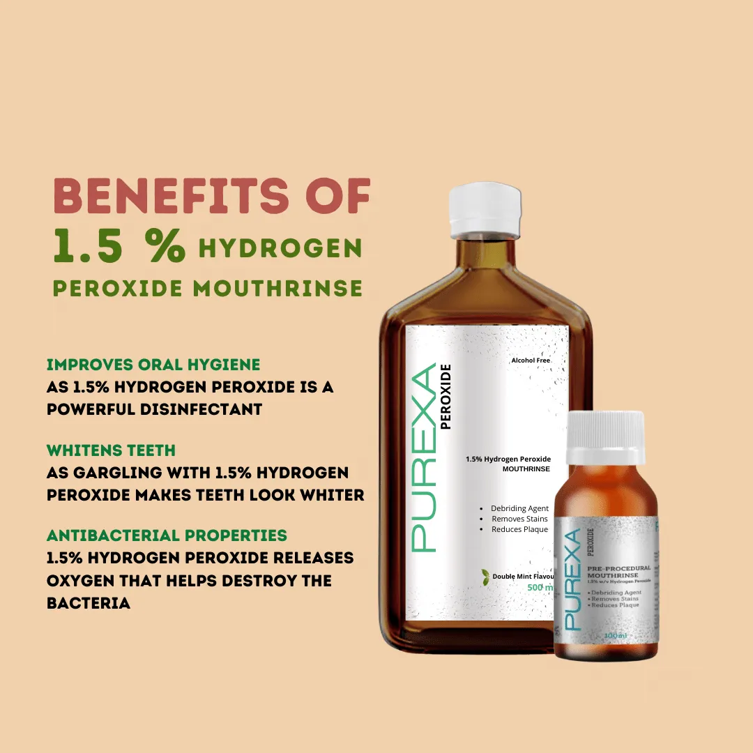 Hydrogen Peroxide Mouthwash (Buy 6 Get 12)