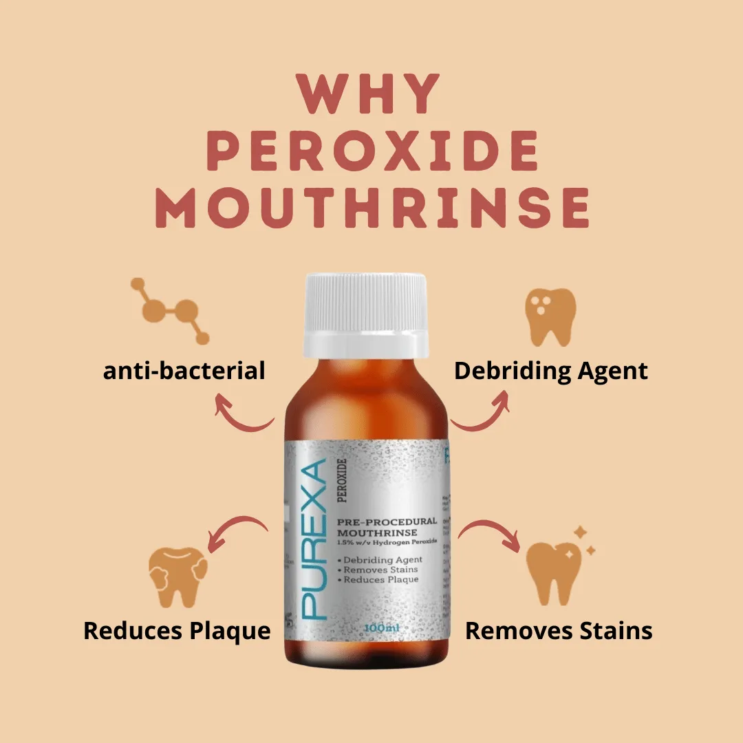 Hydrogen Peroxide Mouthwash (Buy 6 Get 12)