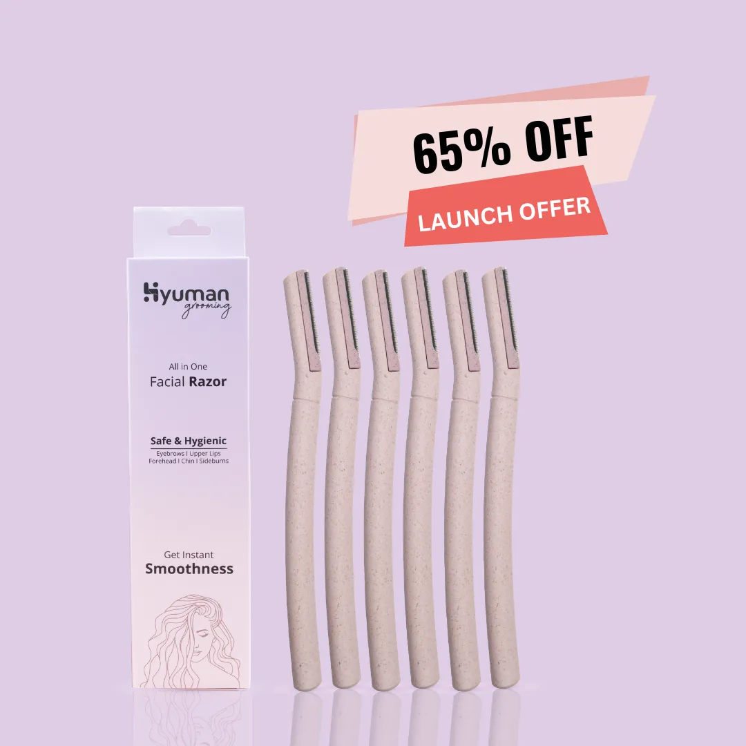Hyuman Eyebrow & Facial Razor for Women | Face hair removal