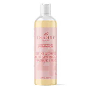 Inahsi Naturals Define & Shine Liquid Styling Gel - FRAGRANCE FREE