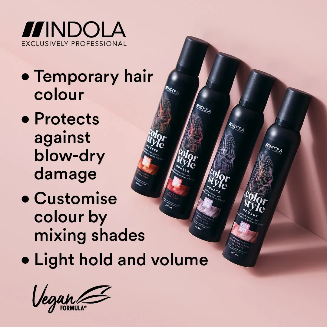 Indola Colour Style Mousse Dark Ash 200ml