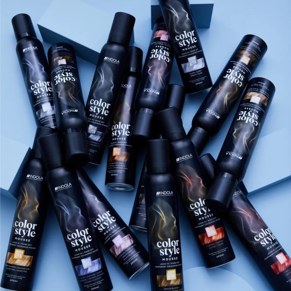 Indola Colour Style Mousse Dark Ash 200ml