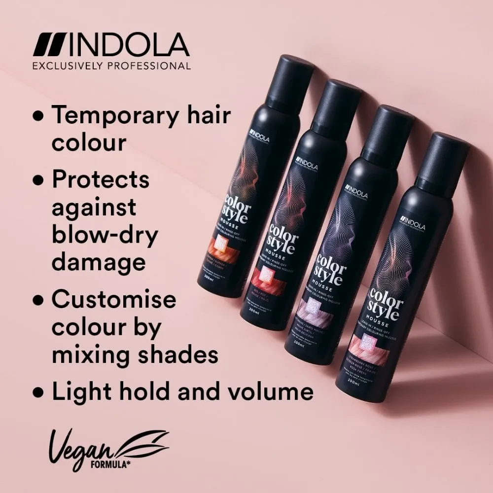 Indola Colour Style Mousse Red 200ml