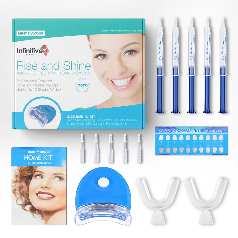 Infinitive Beauty Rise & Shine Fresh Mint Flavour Teeth Whitening Kit - DIAMOND