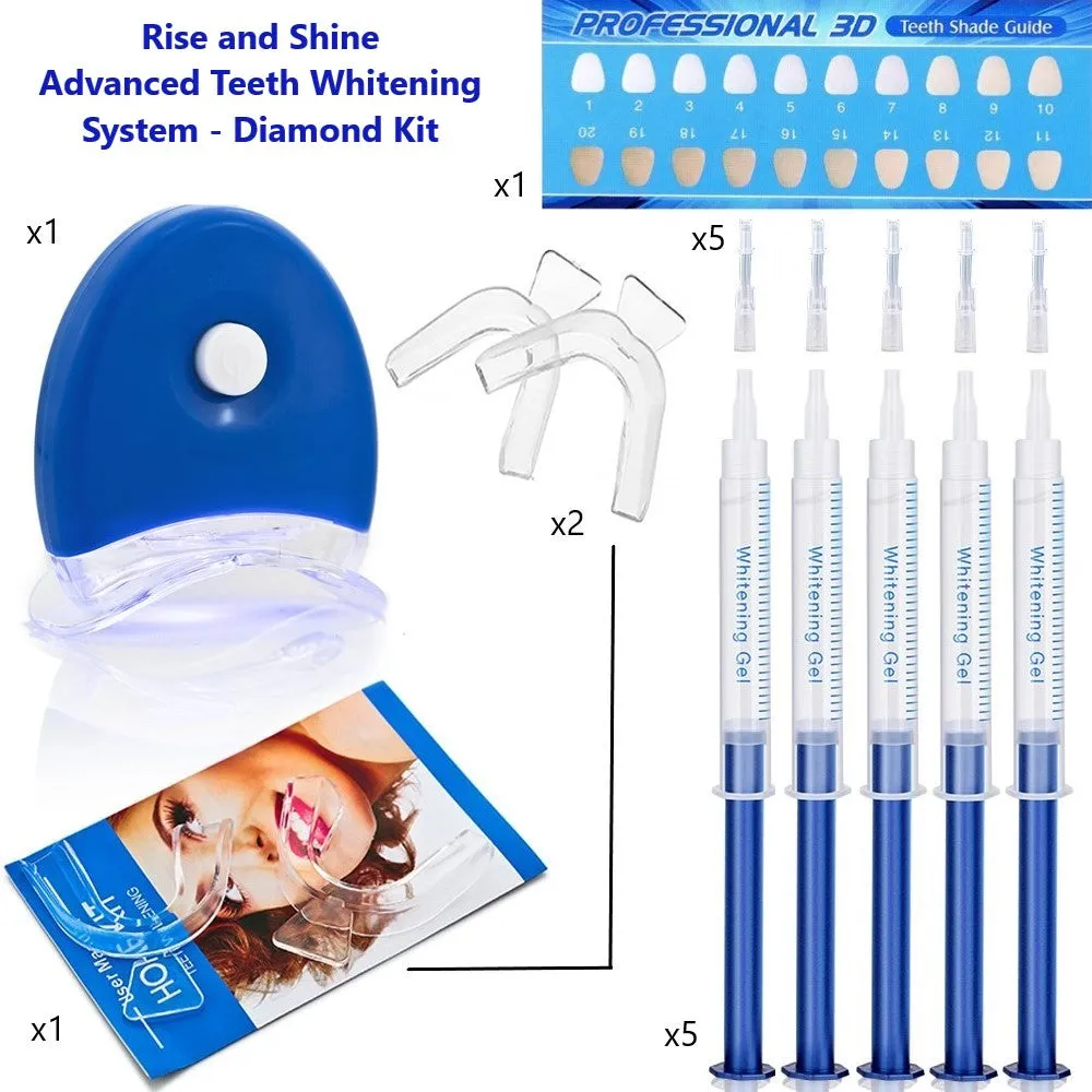 Infinitive Beauty Rise & Shine Fresh Mint Flavour Teeth Whitening Kit - DIAMOND