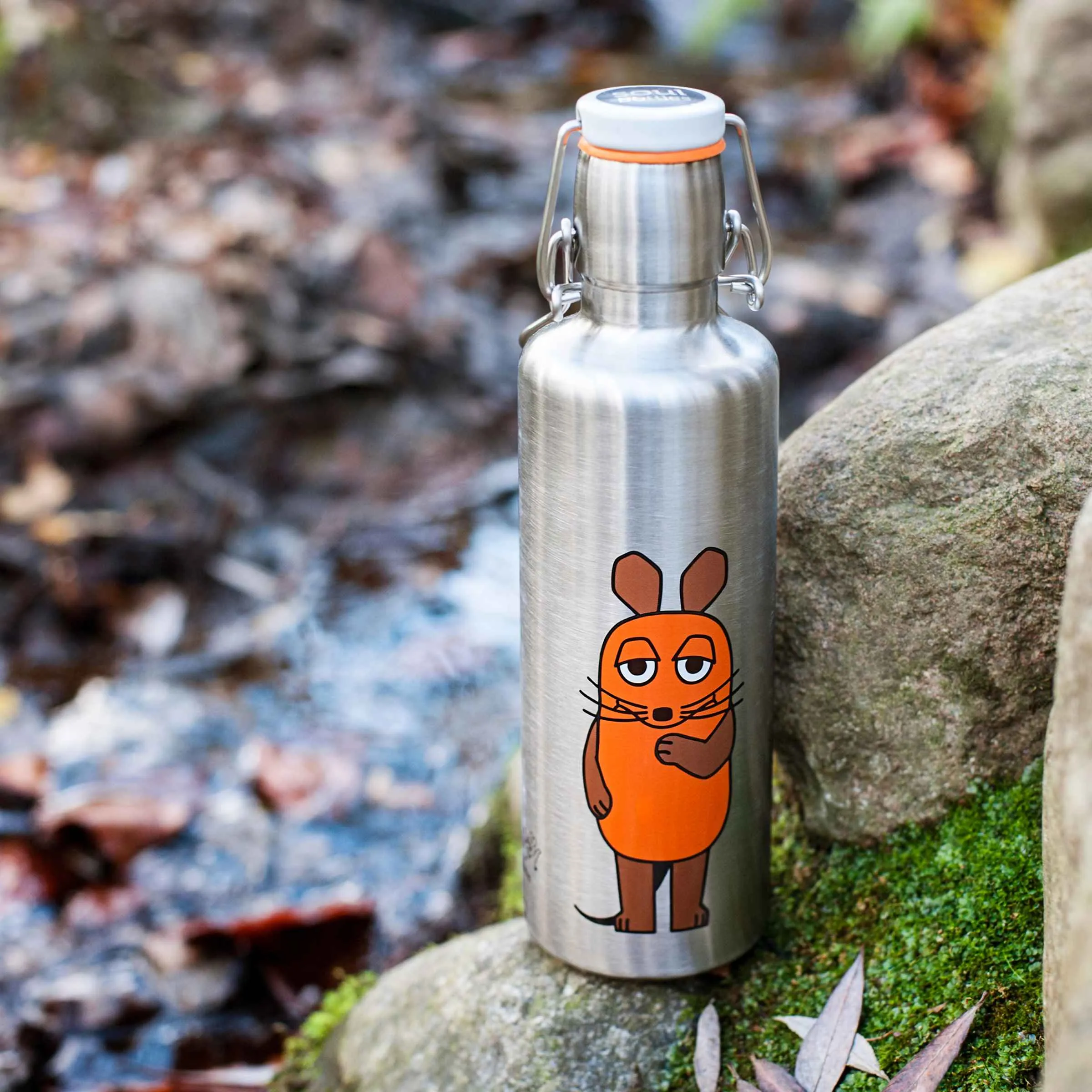Insulated Stainless Steel Water Bottle 20 oz.-Adventure Mouse