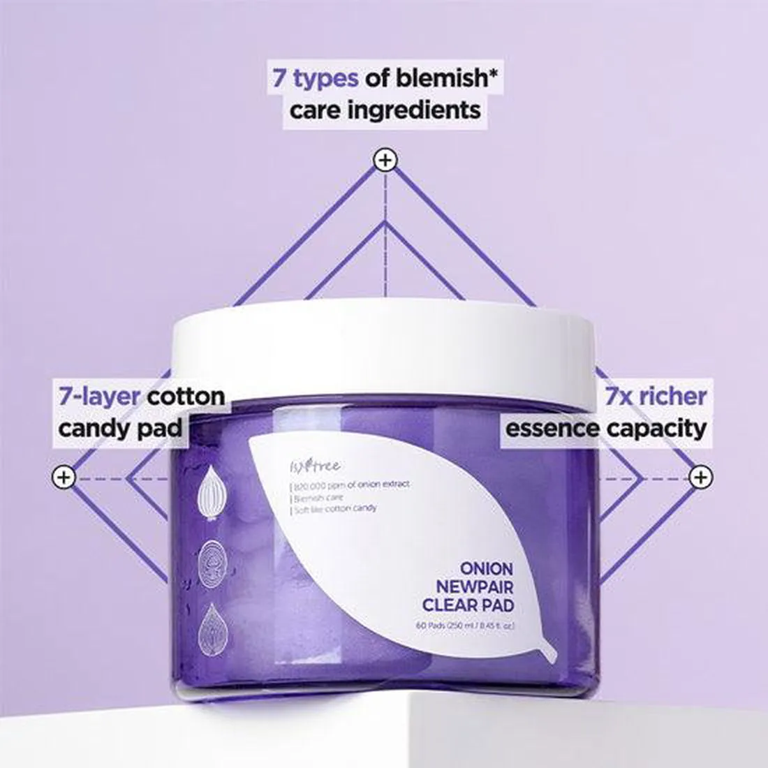 Isntree Onion Newpair Clear Pad 250ml 60EA