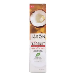 Jason Natural Products Whitening Toothpaste, 4.2 Oz Coconut Cream (Pack of 1)