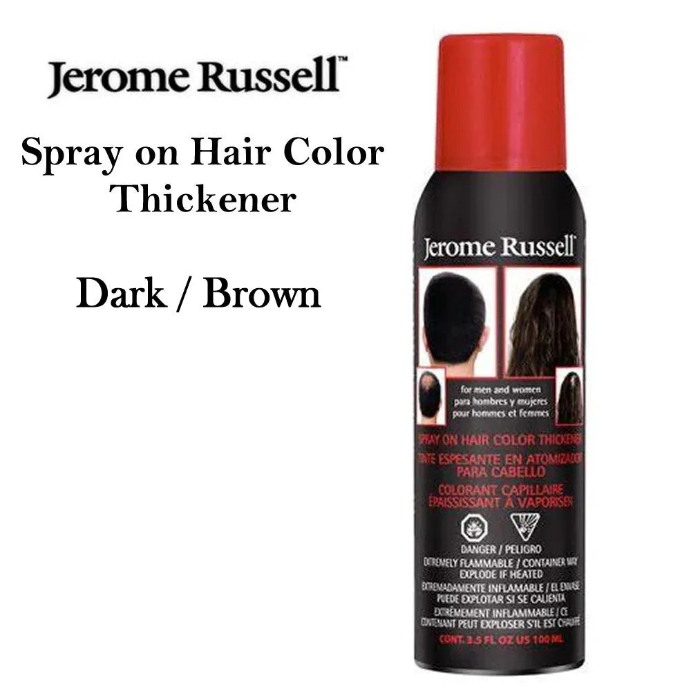 Jerome Russell Spray on Hair Color Thickener, 3.5 oz