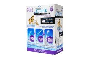 Jetpik,floss,s With Water Jet Plus Sonic Tooth Brush Device 1 PC