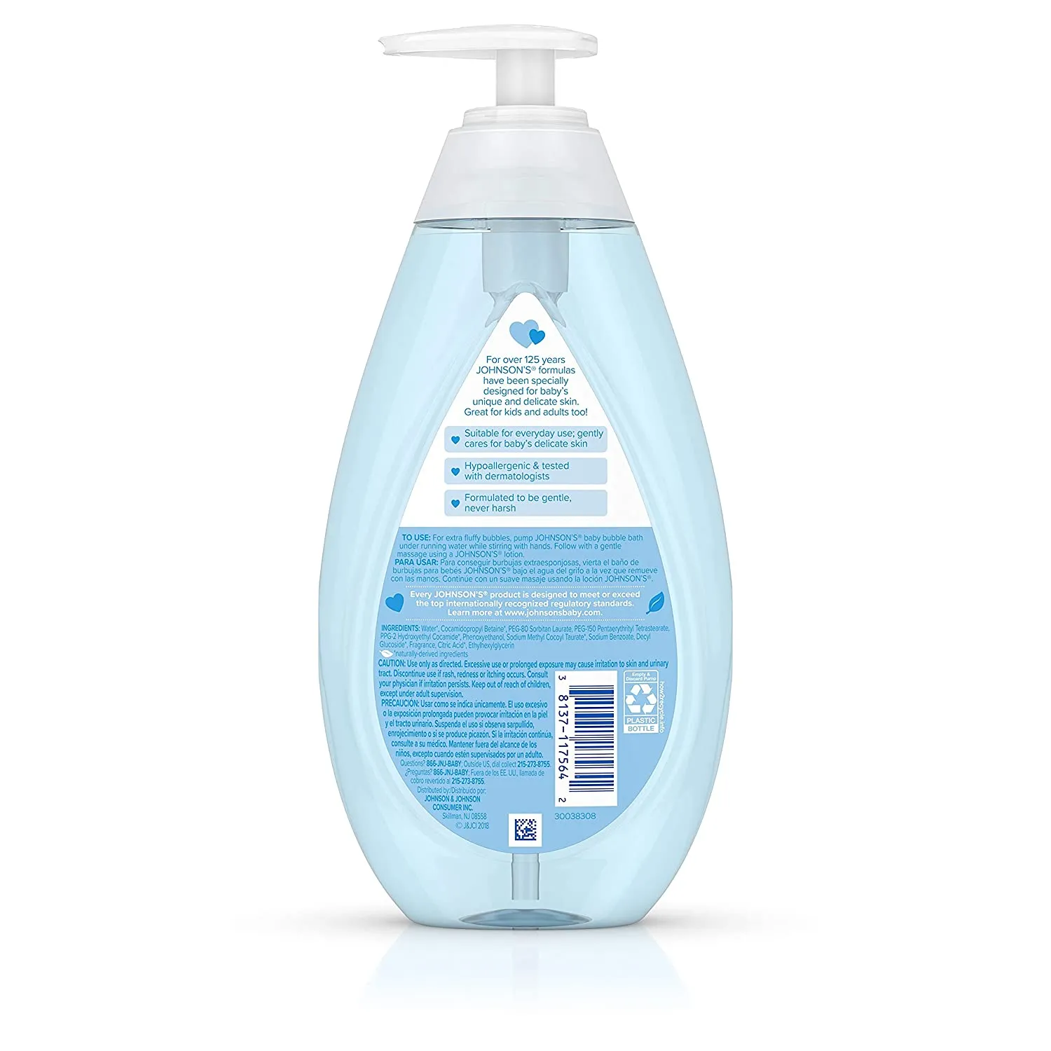 JOHNSONS BABY BUBBLE BATH 16.9 Oz