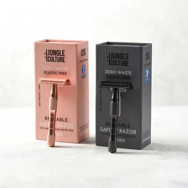 Jungle Culture Reusable Safety Razor - Executive Black