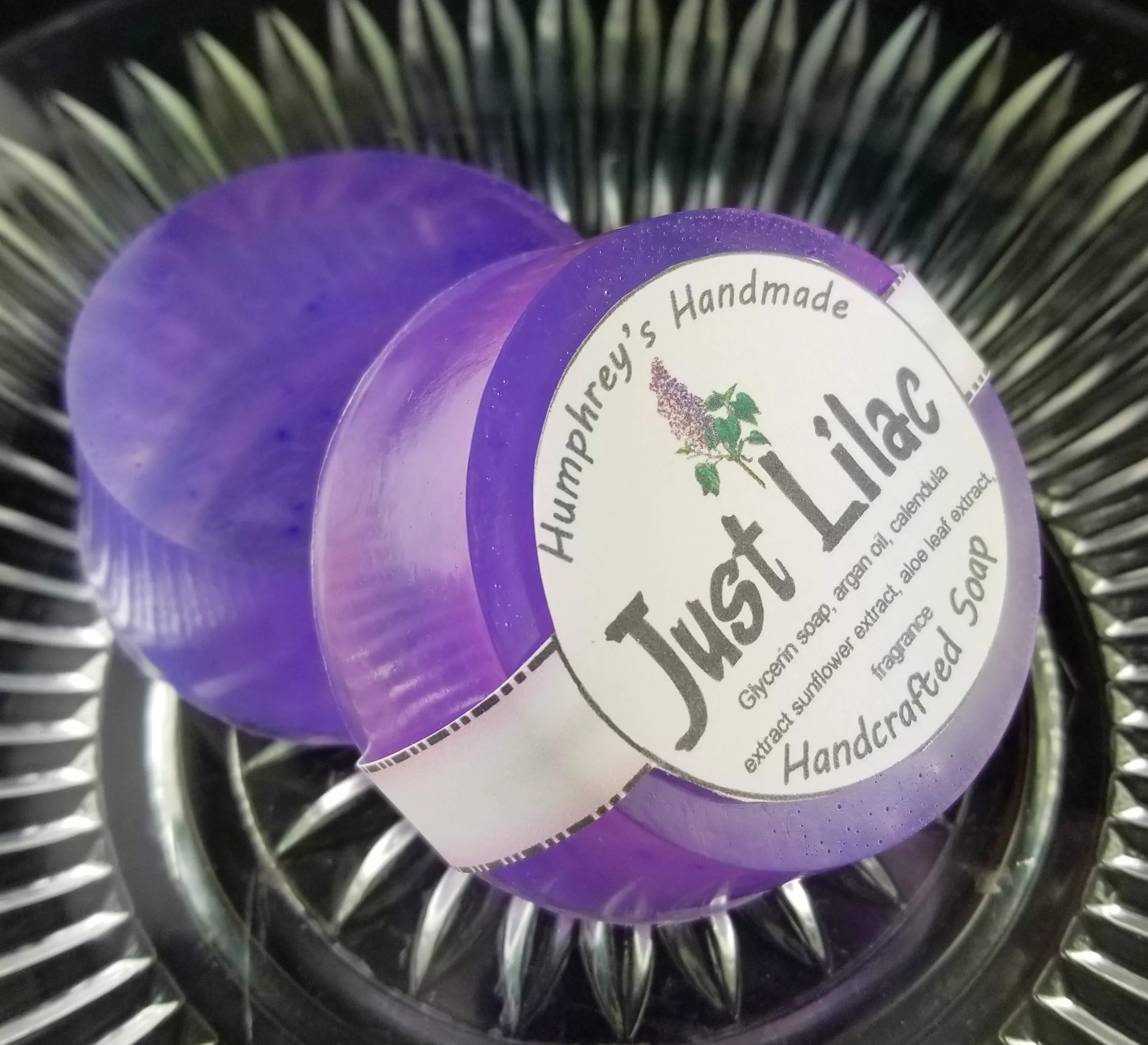 JUST LILAC Soap | Women's Shaving Soap | Glycerin Body Bar