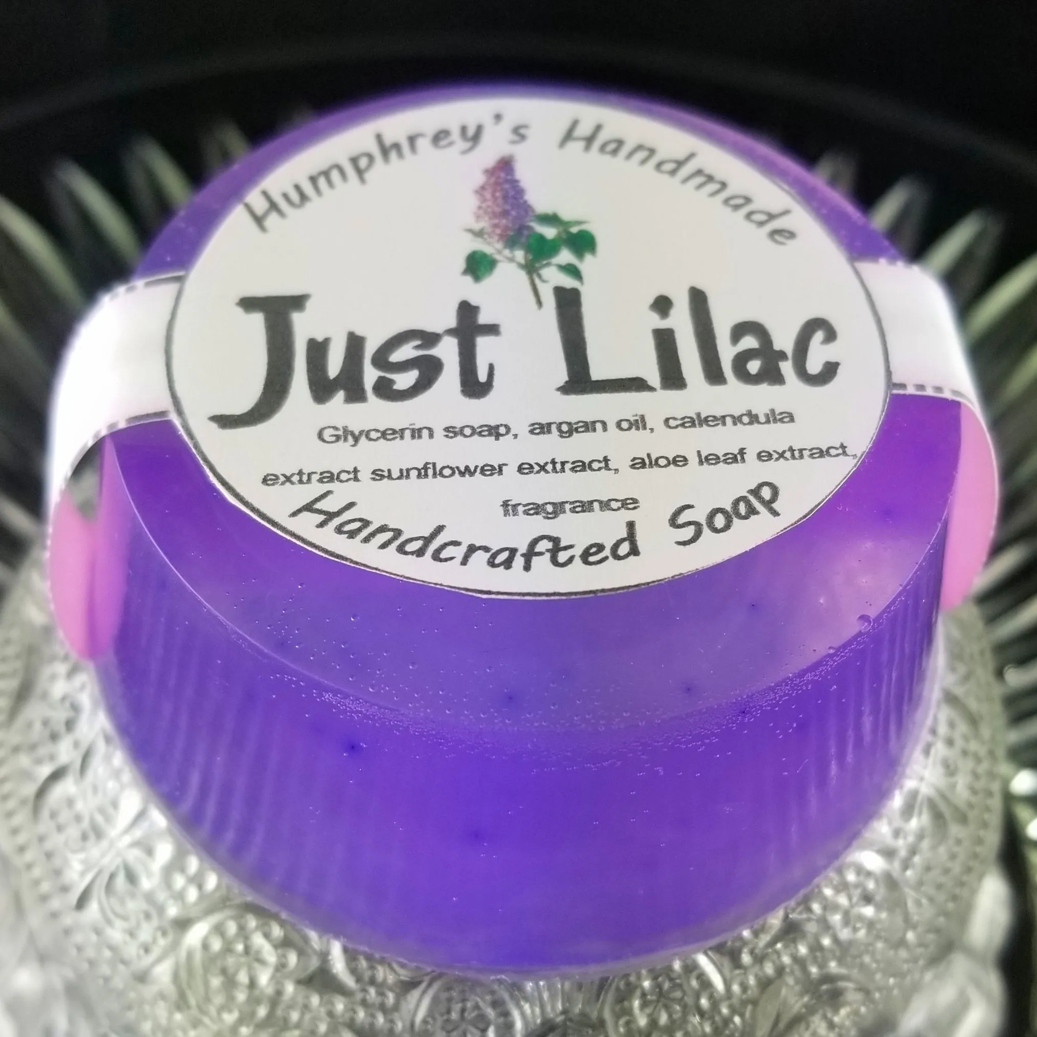 JUST LILAC Soap | Women's Shaving Soap | Glycerin Body Bar