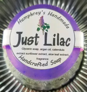 JUST LILAC Soap | Women's Shaving Soap | Glycerin Body Bar