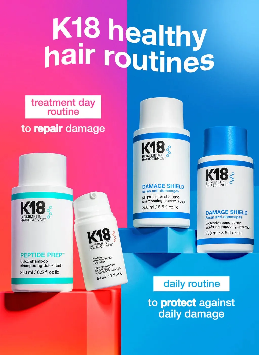 K18 Hair Damage Shield Protective Shampoo 250ml