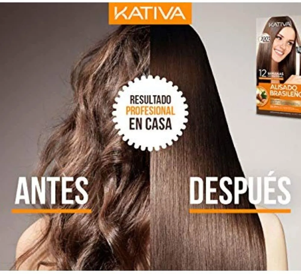 Kativa Brazilian Straightening Kit - Professional Straightening Treatment at Home