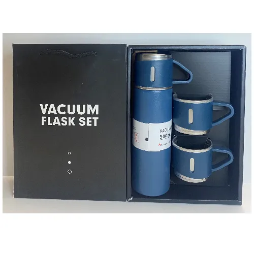 KD Vacuum Flask Gift Set Double Wall Stainless Steel, Business Gift, Travel Mug Cup Set, Thermos Bottle Vacuum Flask Set