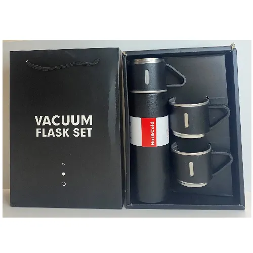 KD Vacuum Flask Gift Set Double Wall Stainless Steel, Business Gift, Travel Mug Cup Set, Thermos Bottle Vacuum Flask Set