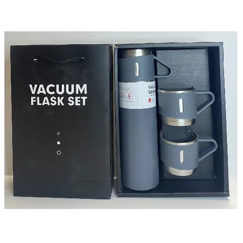 KD Vacuum Flask Gift Set Double Wall Stainless Steel, Business Gift, Travel Mug Cup Set, Thermos Bottle Vacuum Flask Set