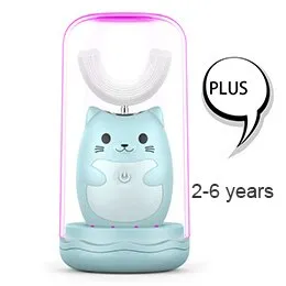 Kid Sonic Rechargeable Electric Toothbrush Automatic 360 degree toothbrush ultrasonic soft silicone electric children toothbrush