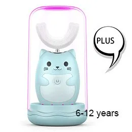 Kid Sonic Rechargeable Electric Toothbrush Automatic 360 degree toothbrush ultrasonic soft silicone electric children toothbrush