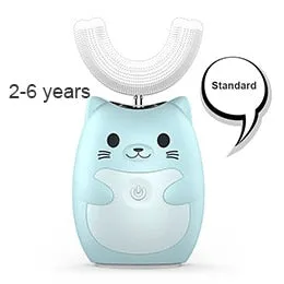 Kid Sonic Rechargeable Electric Toothbrush Automatic 360 degree toothbrush ultrasonic soft silicone electric children toothbrush