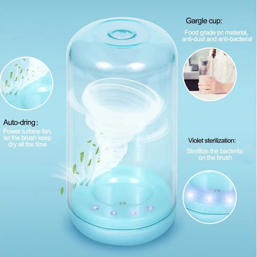Kid Sonic Rechargeable Electric Toothbrush Automatic 360 degree toothbrush ultrasonic soft silicone electric children toothbrush