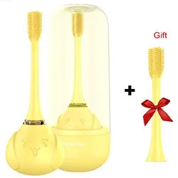 Kid Sonic Rechargeable Electric Toothbrush Automatic 360 degree toothbrush ultrasonic soft silicone electric children toothbrush